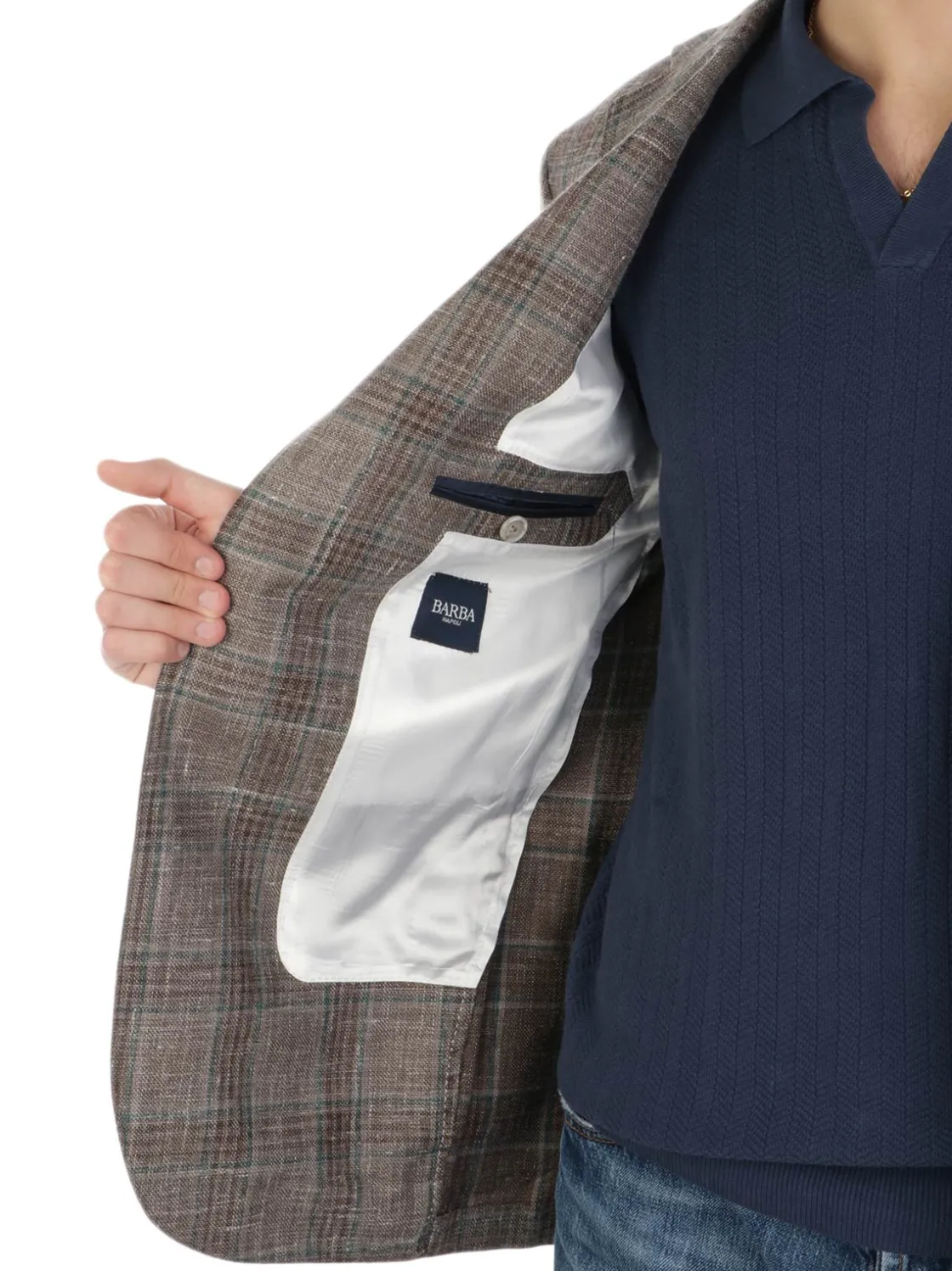 Barba | Giacca Uomo Jimmy In Lana E Seta>Uomo Blazer E Giacche