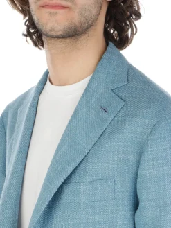 Barba | Giacca Uomo Jimmy in Lana Seta e Lino><noscript><img width=