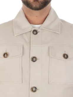 Barba | Giacca Uomo Sport in Pelle Scamosciata><noscript><img width=