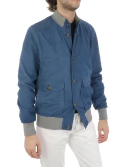 Barba | Giubbotto Uomo Vermont in Suede>Uomo Giubbotti E Piumini