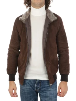 Barba | Giubbotto Uomo Wolf in Suede>Uomo Giubbotti E Piumini