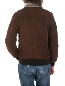 Barba | Giubbotto Uomo Wolf in Suede><noscript><img width=