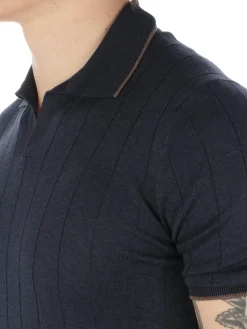 Barba | T-Shirt Uomo in Seta a Coste>Uomo T-Shirts