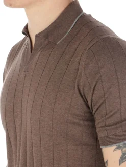 Barba | T-Shirt Uomo in Seta a Coste>Uomo T-Shirts