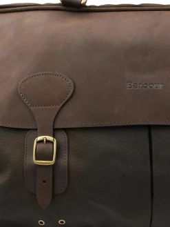 Barbour | Briefcase Uomo in Cotone Cerato><noscript><img width=