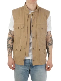 Barbour | Gilet Uomo Corbridge in Cotone><noscript><img width=
