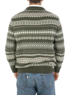 Barbour | Pullover Uomo Fairisle Crew>Uomo Maglie