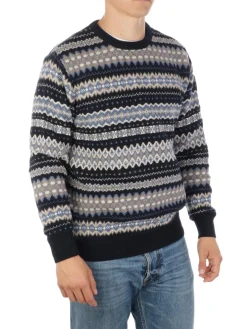 Barbour | Pullover Uomo Fairisle Crew>Uomo Maglie