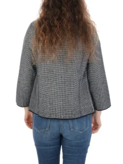 Base | Cardigan Donna in Cotone con Frange>Donna Maglie
