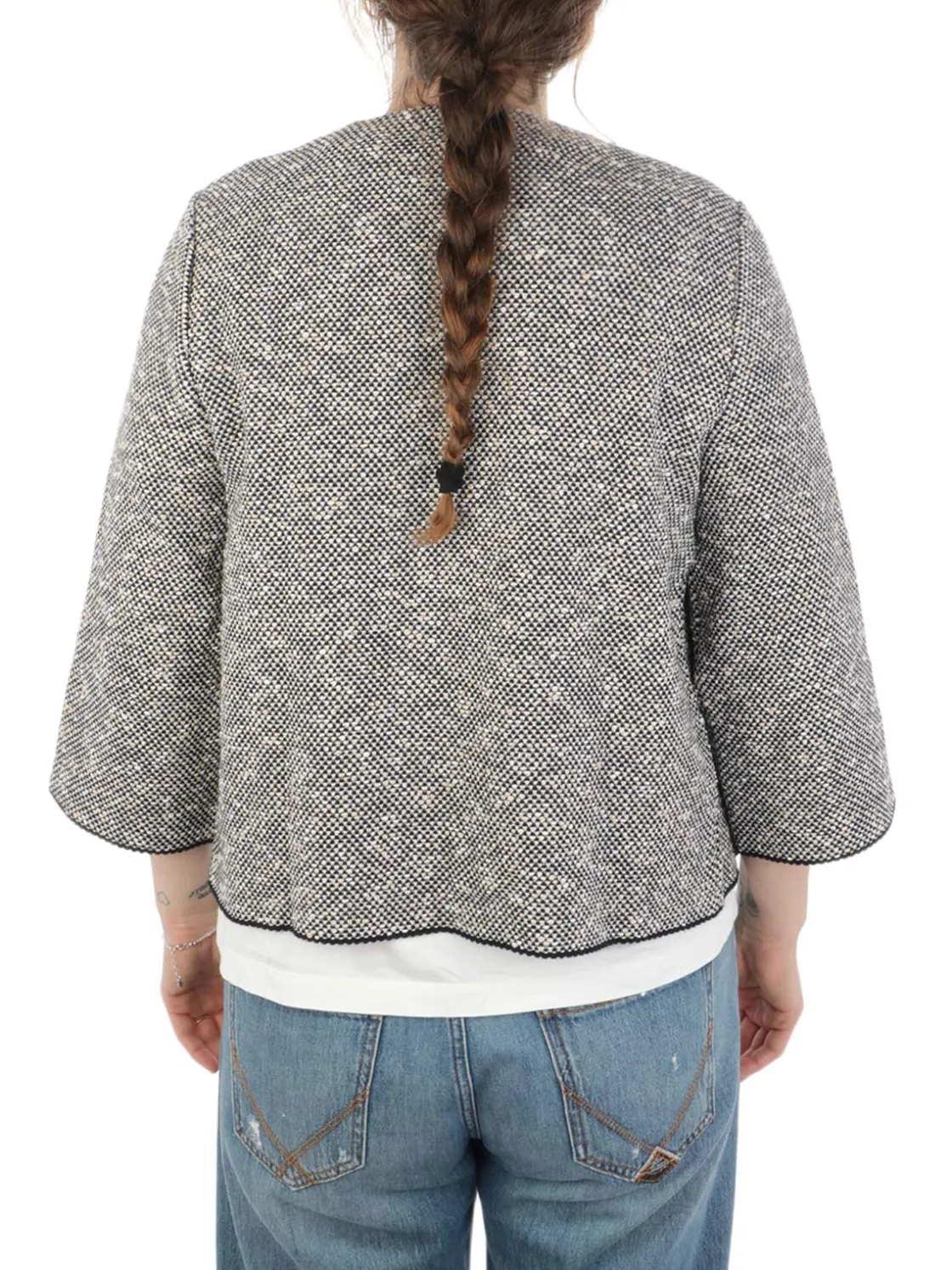 Base | Chanellina Donna in Tweed di Cotone>Donna Maglie