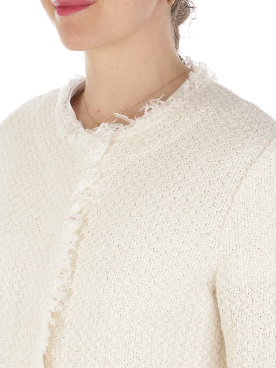 Base | Chanellina Donna in Cotone Bouclè>Donna Maglie