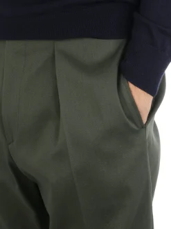 Berwich | Pantalone Uomo Chiaia in Cotone Stretch><noscript><img width=