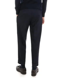 Berwich | Pantalone Uomo Chiaia in Fresco Lana>Uomo Pantaloni