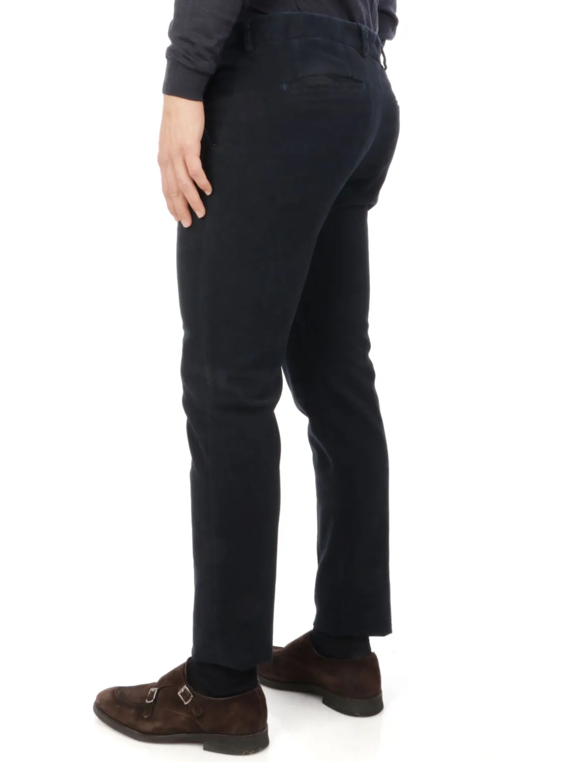 Berwich | Pantalone Uomo Morello Velvet Cotton>Uomo Pantaloni