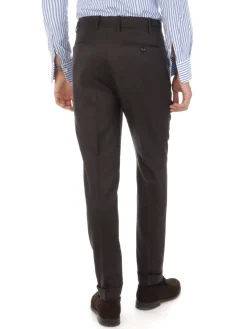 Berwich | Pantalone Uomo Morello con Pince>Uomo Pantaloni