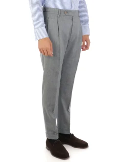 Berwich | Pantalone Uomo Morello con Pince>Uomo Pantaloni