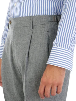 Berwich | Pantalone Uomo Morello con Pince><noscript><img width=