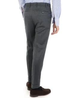 Berwich | Pantalone Uomo Morello con Pince>Uomo Pantaloni