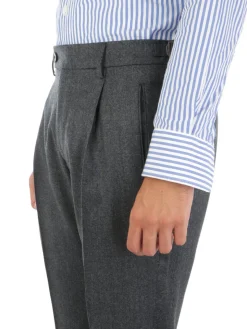 Berwich | Pantalone Uomo Morello con Pince><noscript><img width=