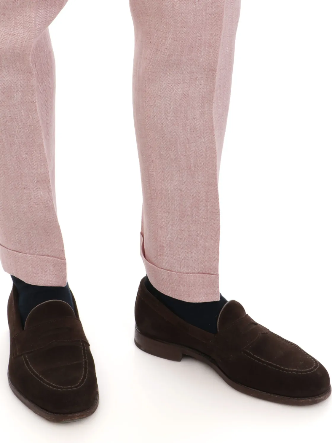 Berwich | Pantalone Uomo Retrolong in Lino>Uomo Pantaloni