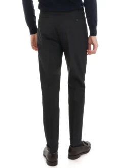 Berwich | Pantalone Uomo Retro in Lana Stretch>Uomo Pantaloni