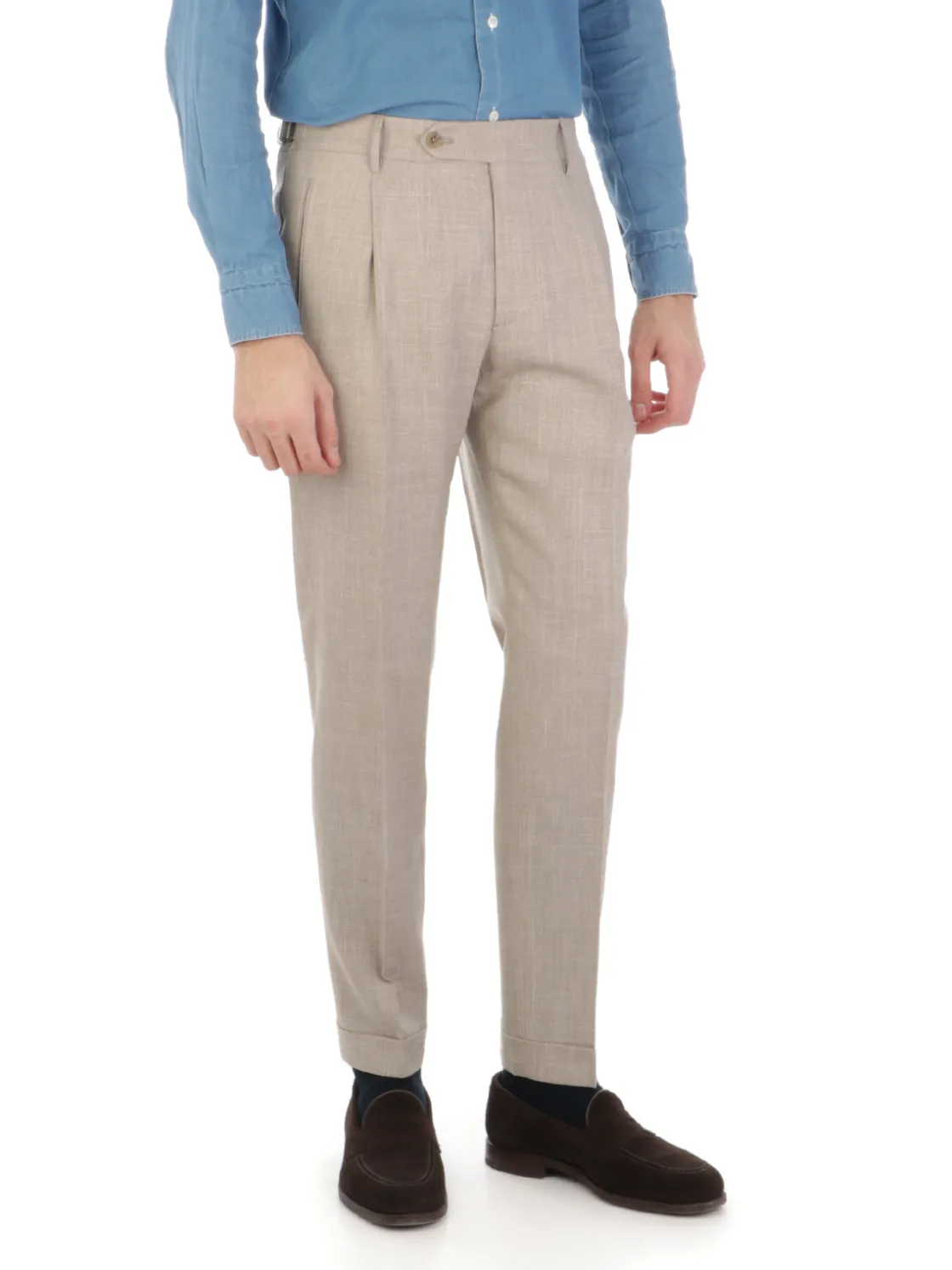 Berwich | Pantalone Uomo Vulcanoz Loro Piana>Uomo Pantaloni