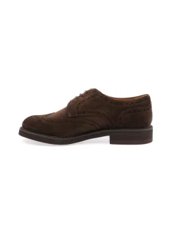 Berwick 1707 | Scarpa Derby Brogue Uomo in Suede>Uomo Scarpe Stringate