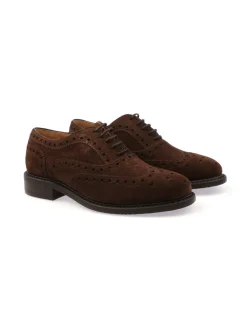 Berwick 1707 | Scarpa Derby Brogue Donna in Suede>Donna Scarpe Stringate