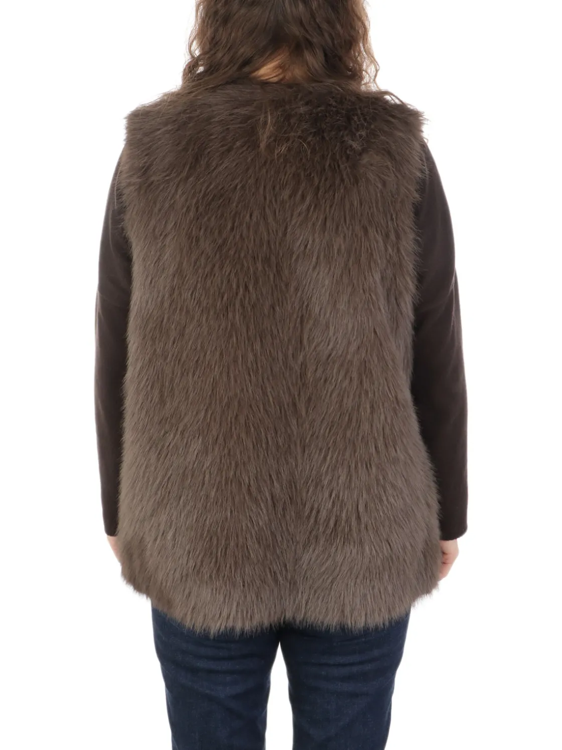Betta Corradi | Smanicato Reversibile Donna in Ecopelliccia>Donna Gilet