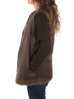 Betta Corradi | Smanicato Reversibile Donna in Ecopelliccia><noscript><img width=