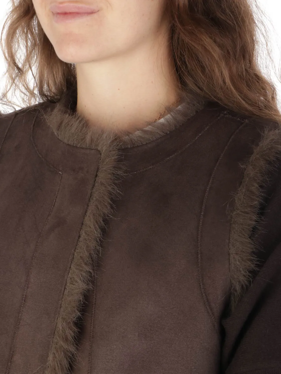 Betta Corradi | Smanicato Reversibile Donna in Ecopelliccia>Donna Gilet