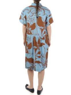 Blanca Luz | Abito Midi Donna a Fiori>Donna Abiti