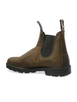 Blundstone | Stivaletto Chelsea Uomo in Suede Cerata>Uomo Stivaletti E Polacchine