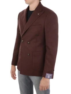 Borbonici | Giacca Uomo Doppiopetto in Lana>Uomo Blazer E Giacche