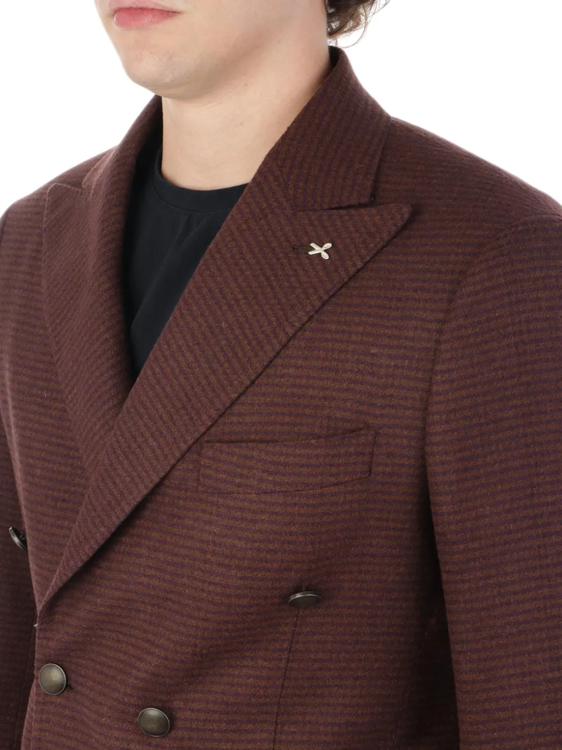 Borbonici | Giacca Uomo Doppiopetto in Lana>Uomo Blazer E Giacche