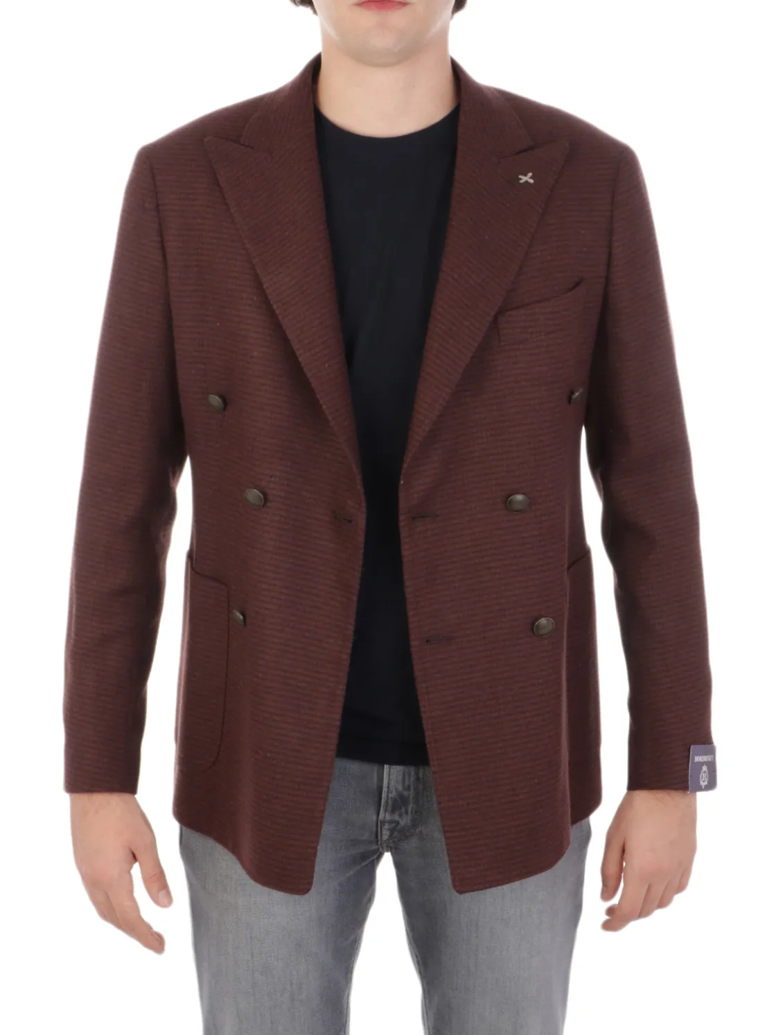 Borbonici | Giacca Uomo Doppiopetto in Lana>Uomo Blazer E Giacche