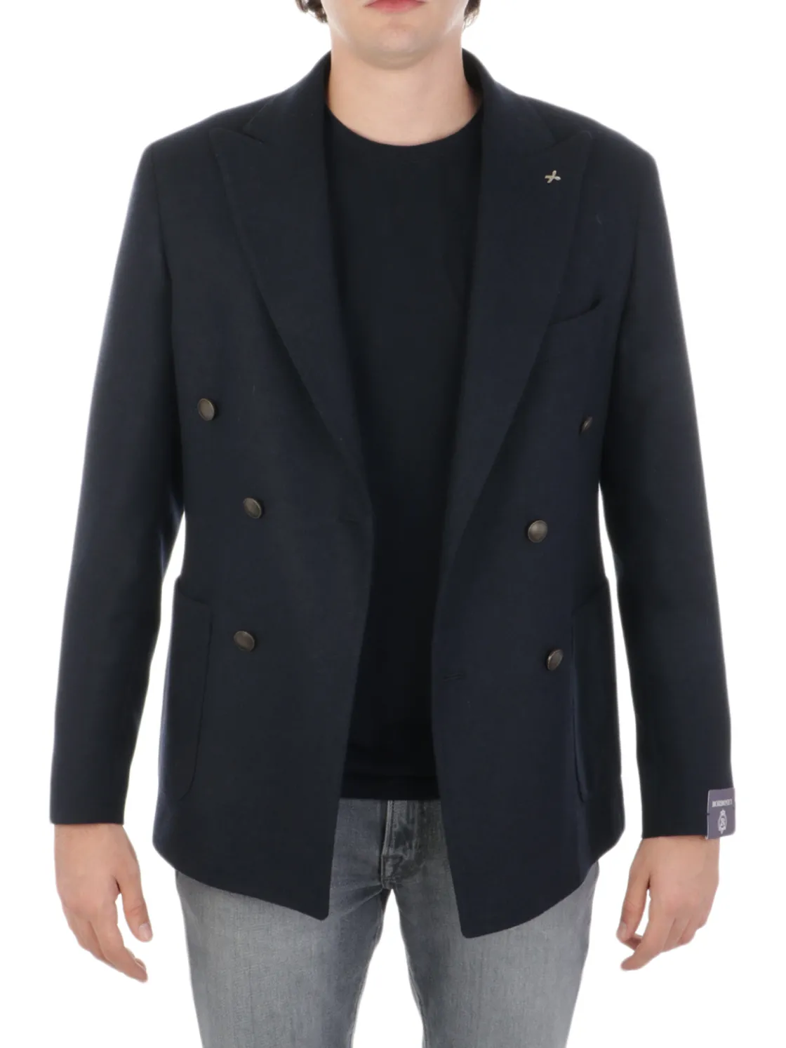Borbonici | Giacca Uomo Doppiopetto in Lana>Uomo Blazer E Giacche