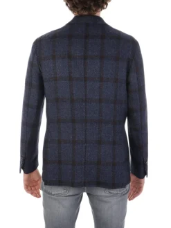 Borbonici | Giacca Uomo Finestrata in Lana>Uomo Blazer E Giacche