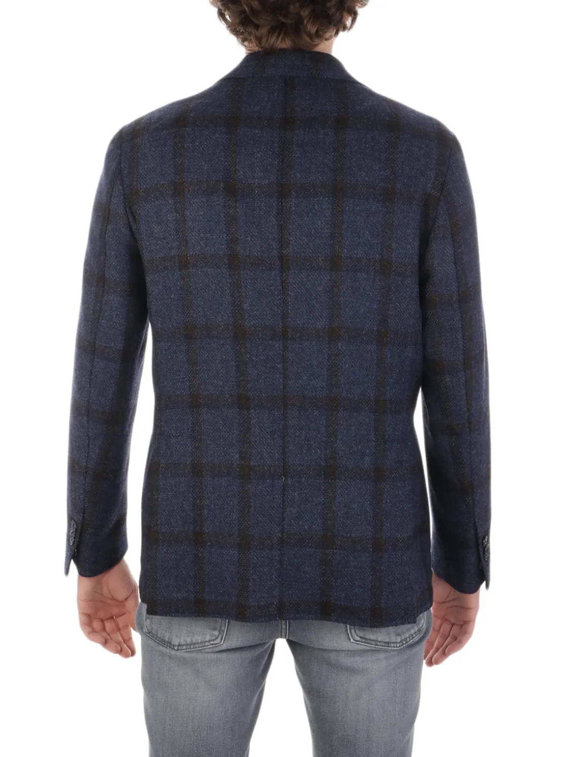 Borbonici | Giacca Uomo Finestrata in Lana>Uomo Blazer E Giacche