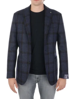 Borbonici | Giacca Uomo Finestrata in Lana><noscript><img width=