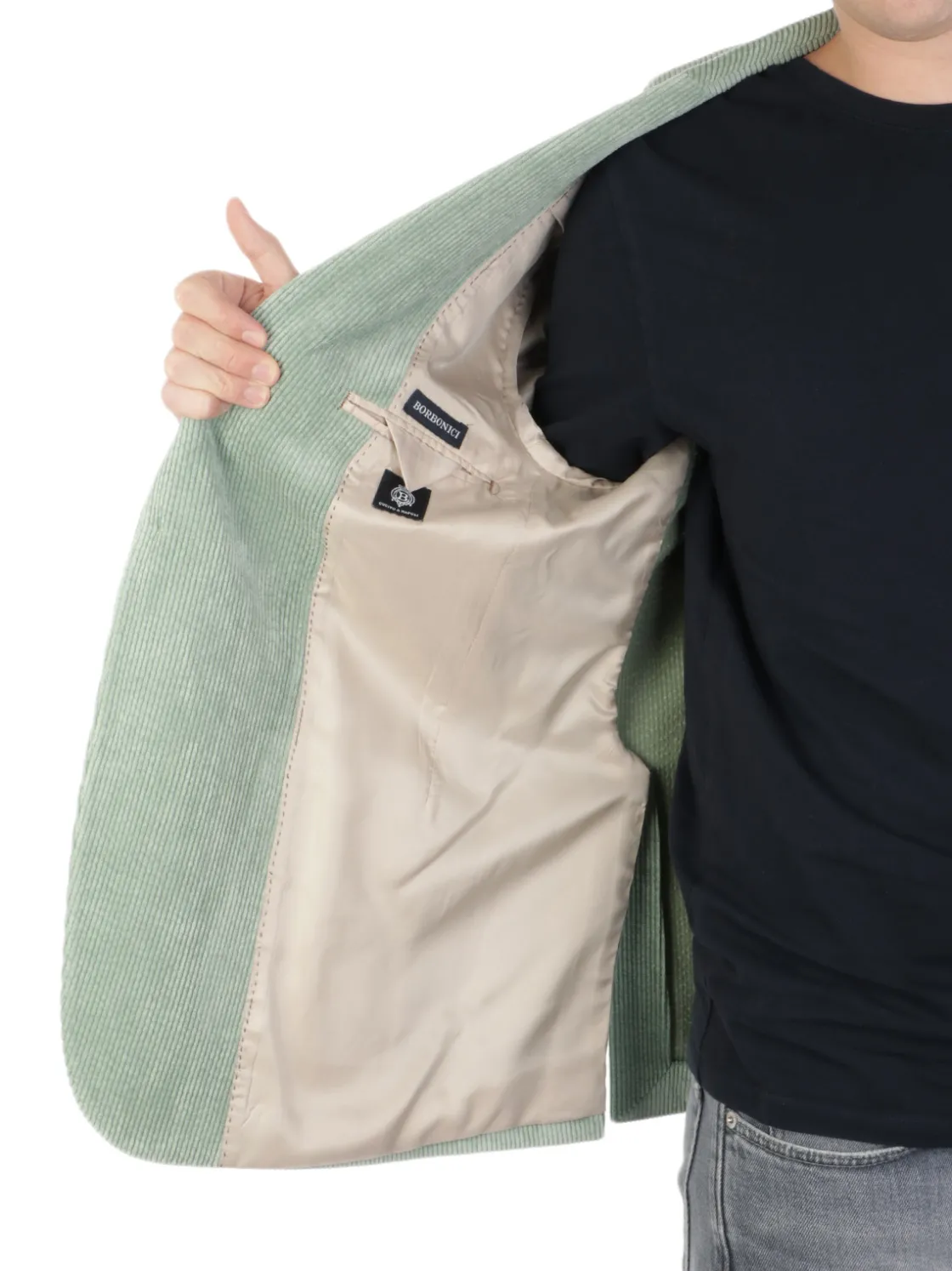 Borbonici | Giacca Uomo in Velluto a Coste>Uomo Blazer E Giacche