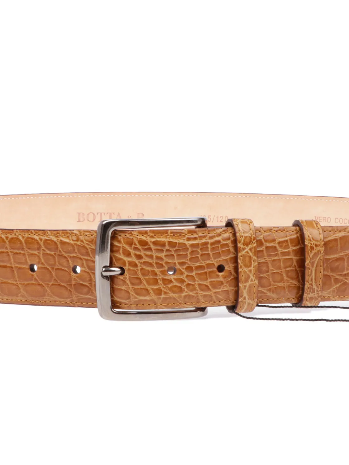 Botta & B BOTTA&B | Cintura Coccodrillo Uomo>Uomo Cinture