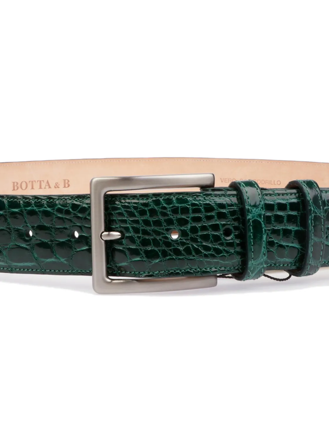 Botta & B BOTTA&B | Cintura Coccodrillo Uomo>Uomo Cinture