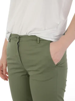 Briglia 1949 | Pantaloni Donna Nicole in Cotone Stretch><noscript><img width=