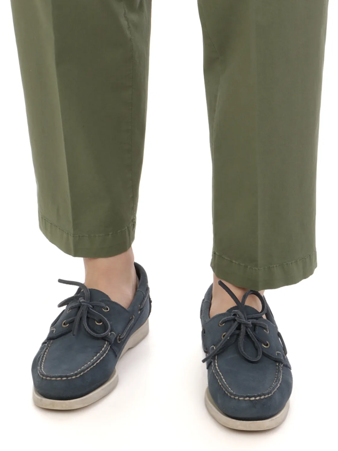 Briglia 1949 | Pantaloni Donna a Ovetto in Cotone Stretch>Donna Pantaloni