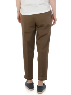Briglia 1949 | Pantaloni Donna a Ovetto in Cotone Stretch>Donna Pantaloni