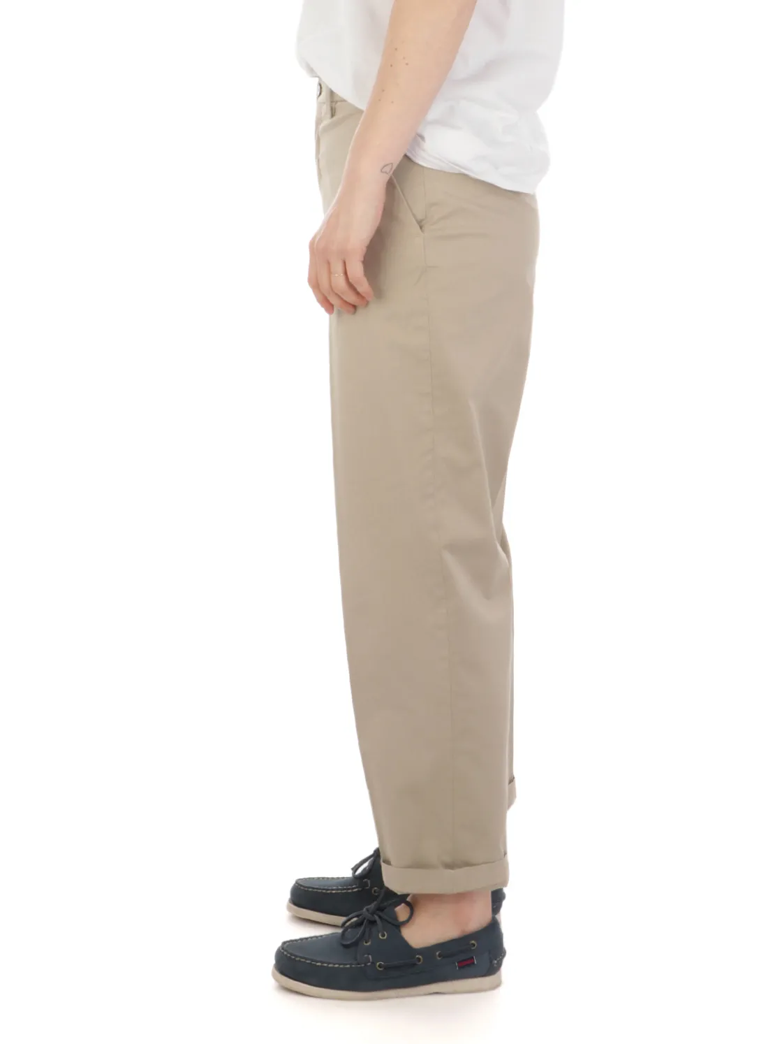 Briglia 1949 | Pantaloni Donna a Ovetto in Cotone Stretch>Donna Pantaloni