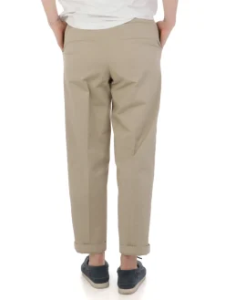 Briglia 1949 | Pantaloni Donna a Ovetto in Cotone Stretch>Donna Pantaloni