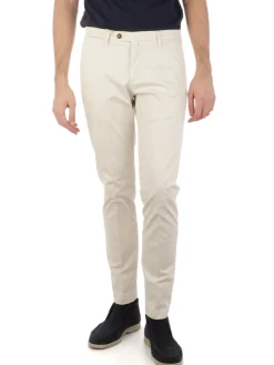Briglia 1949 BRIGLIA | Pantaloni Uomo In Cotone Liscio Stretch>Uomo Pantaloni