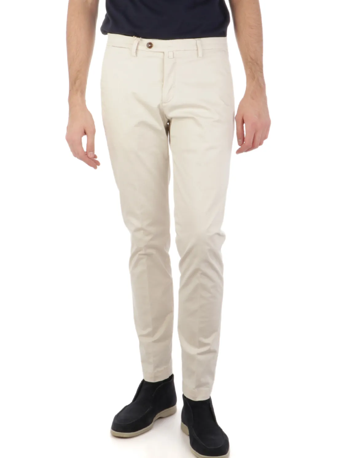 Briglia 1949 BRIGLIA | Pantaloni Uomo In Cotone Liscio Stretch>Uomo Pantaloni